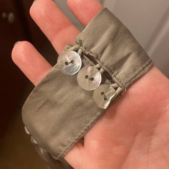 Jasmine Maxi Halter Dress in Green Moss Luxe Satin - Picture 11 of 11